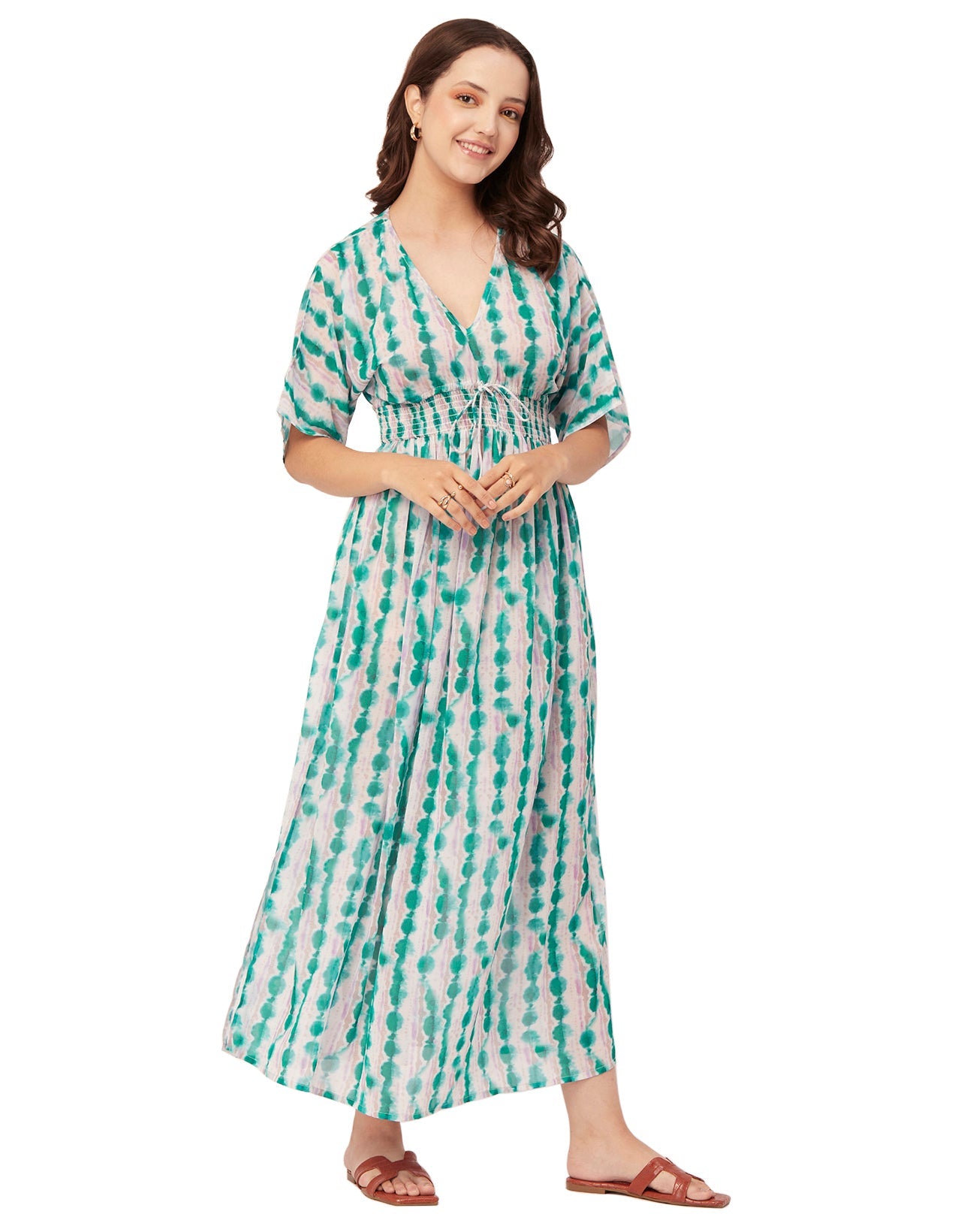 Long Sheer Coverup Dress