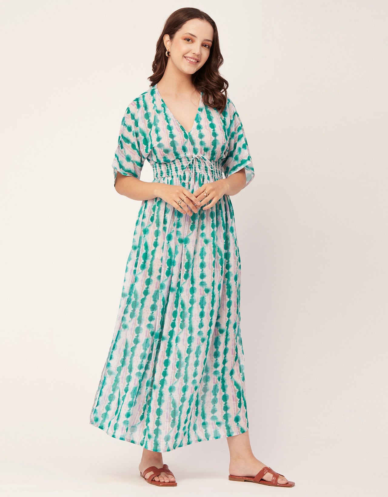 Long Sheer Coverup Dress