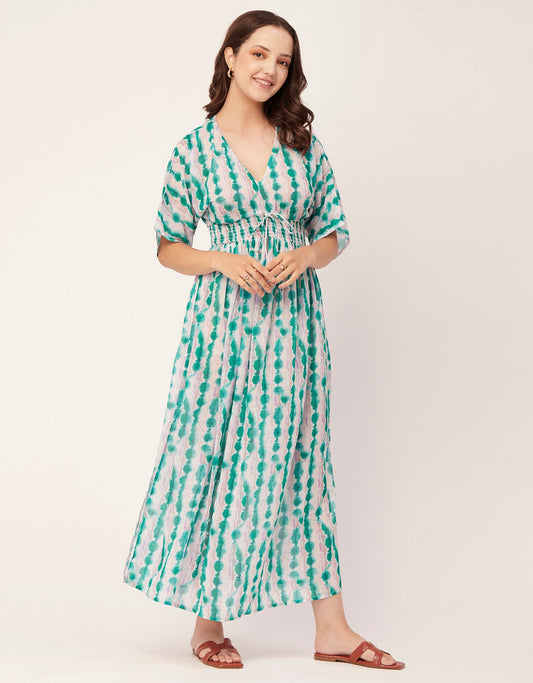 Long Sheer Coverup Dress