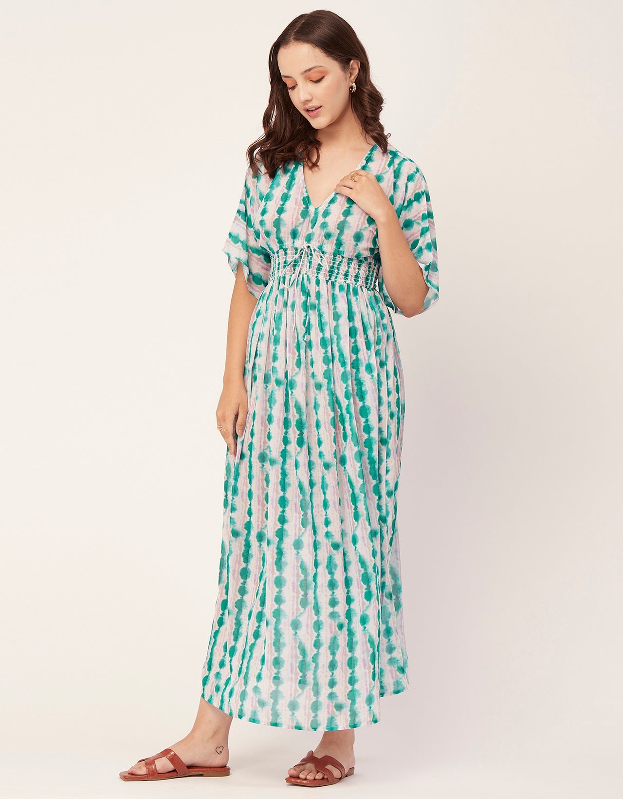 Long Sheer Coverup Dress