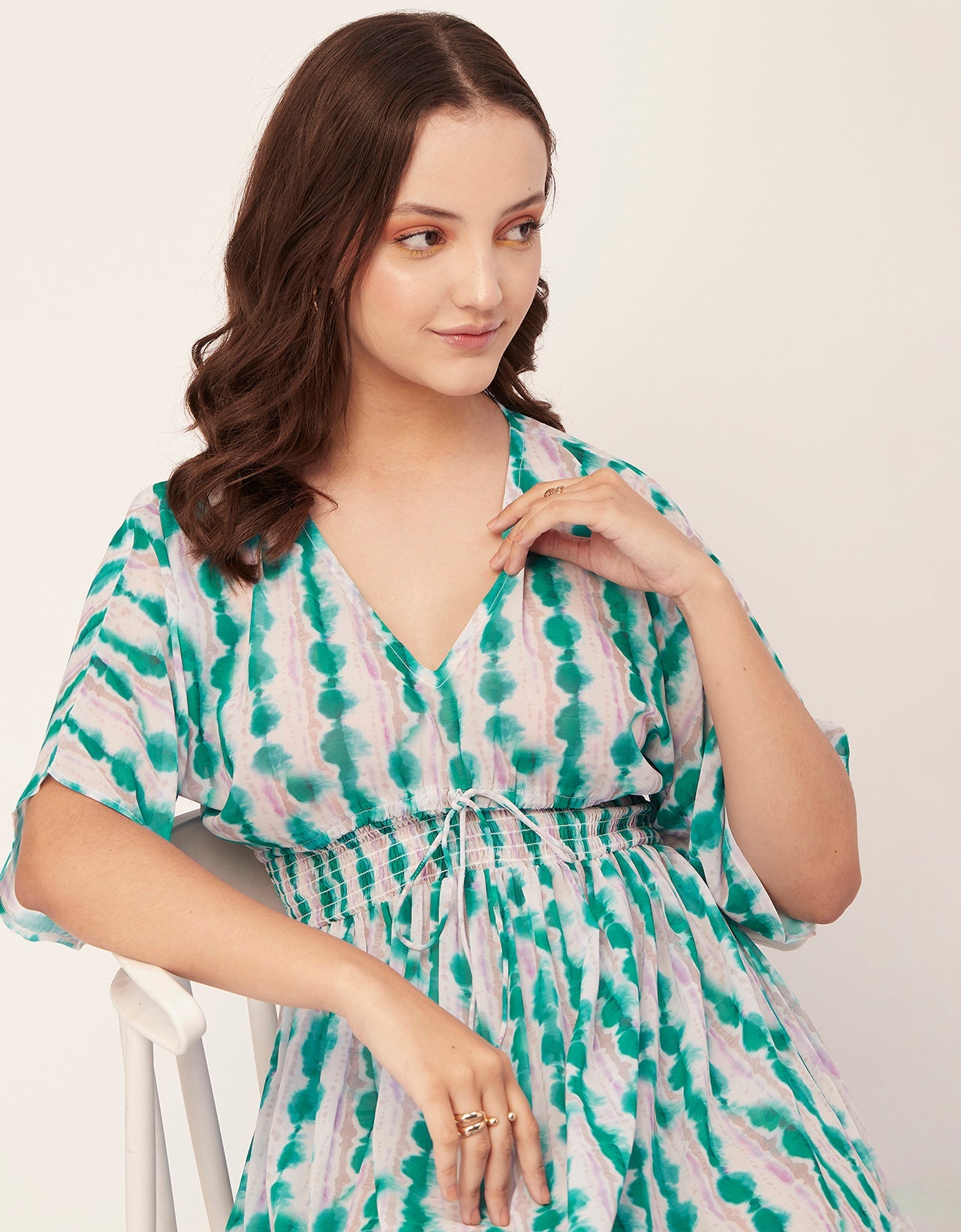 Long Sheer Coverup Dress