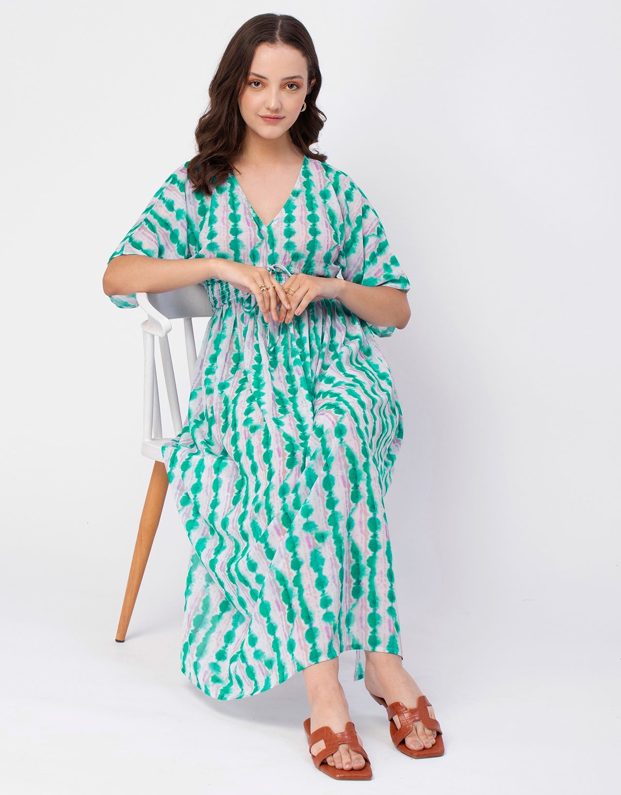 Long Sheer Coverup Dress