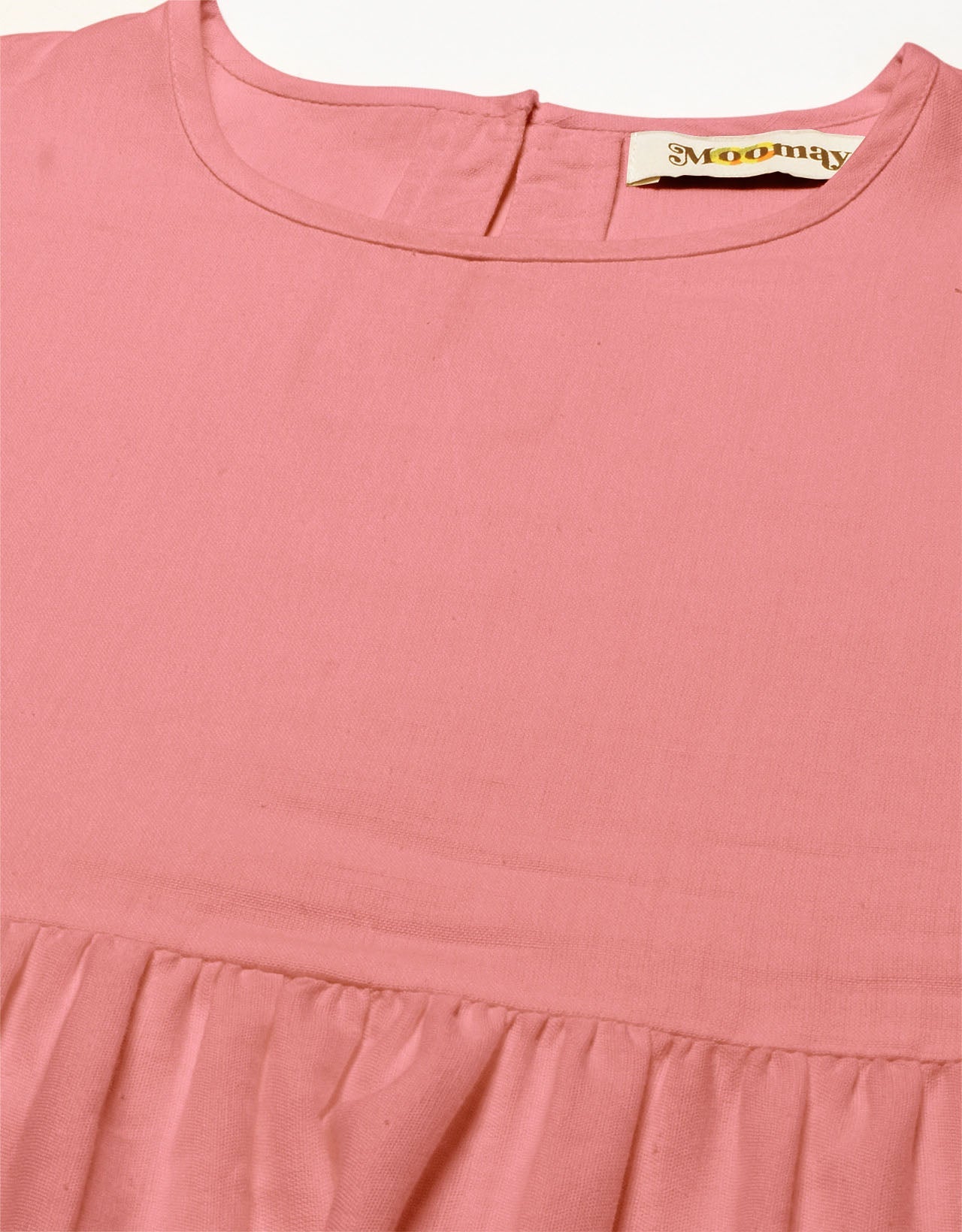 Flared Dress, Round Neck