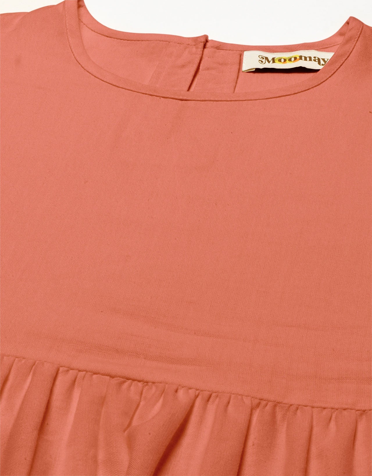 Flared Dress, Round Neck