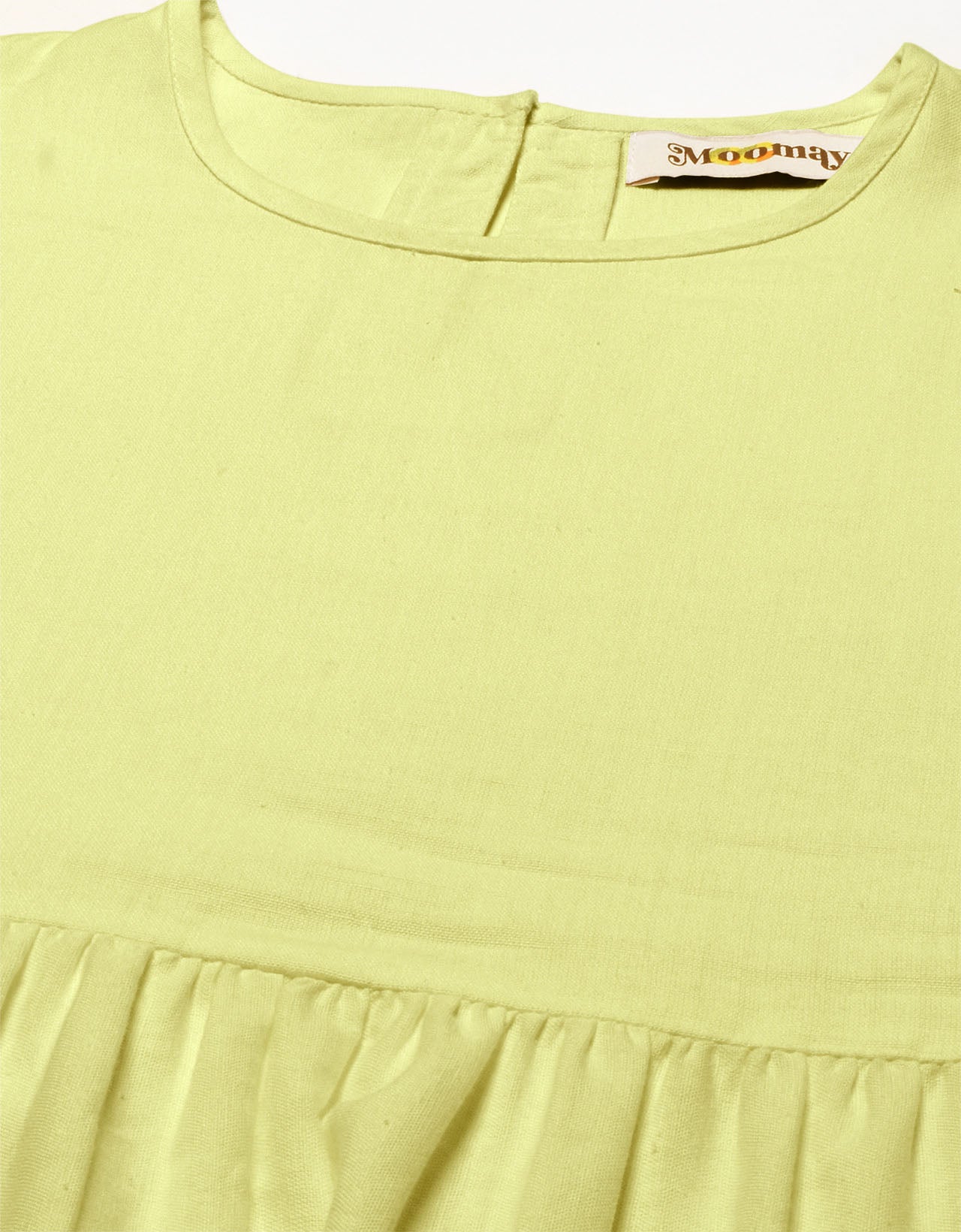 Flared Dress, Round Neck
