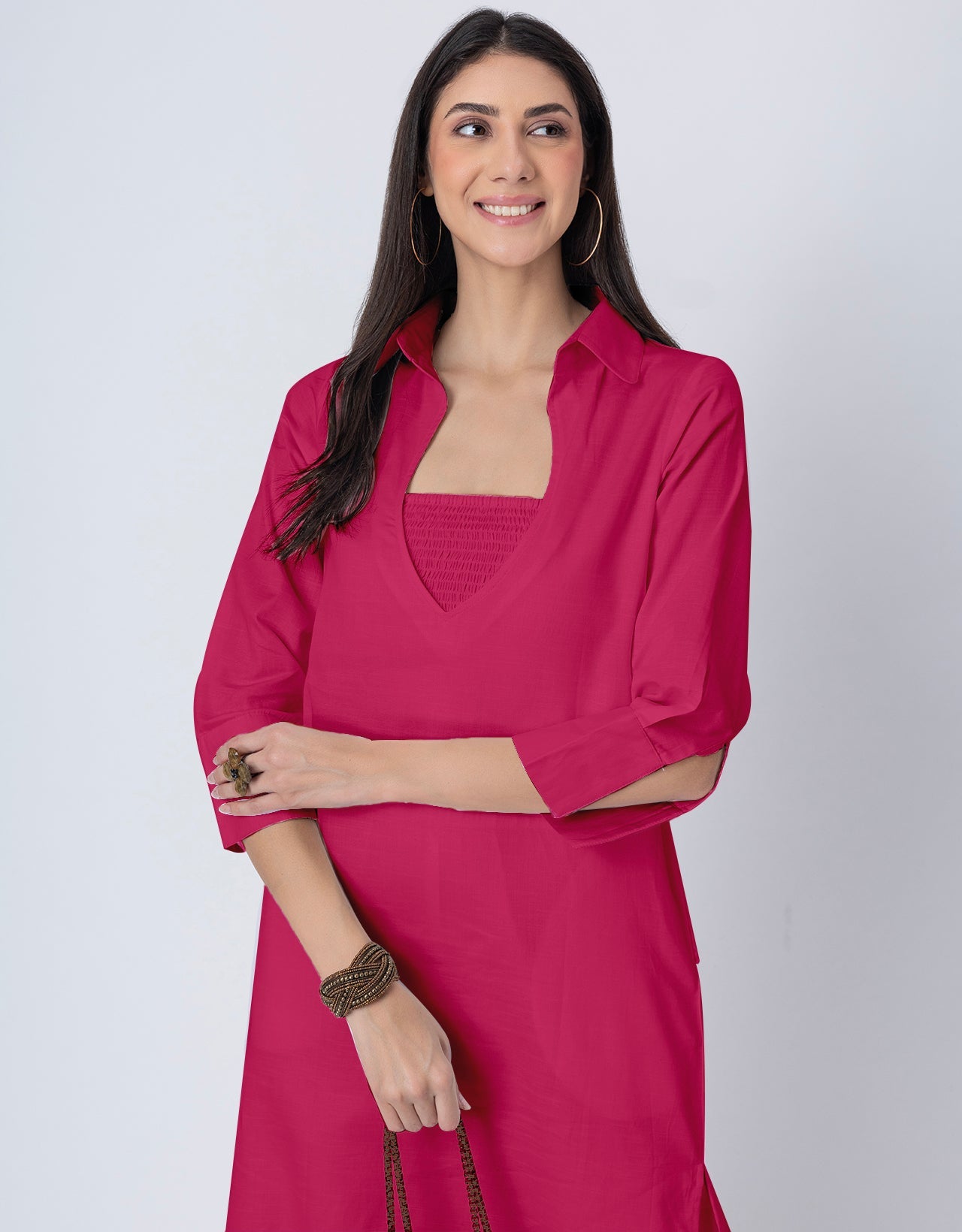 Designer Stylish 3-Pc Indo-Western Women's Kurta & Pants Set