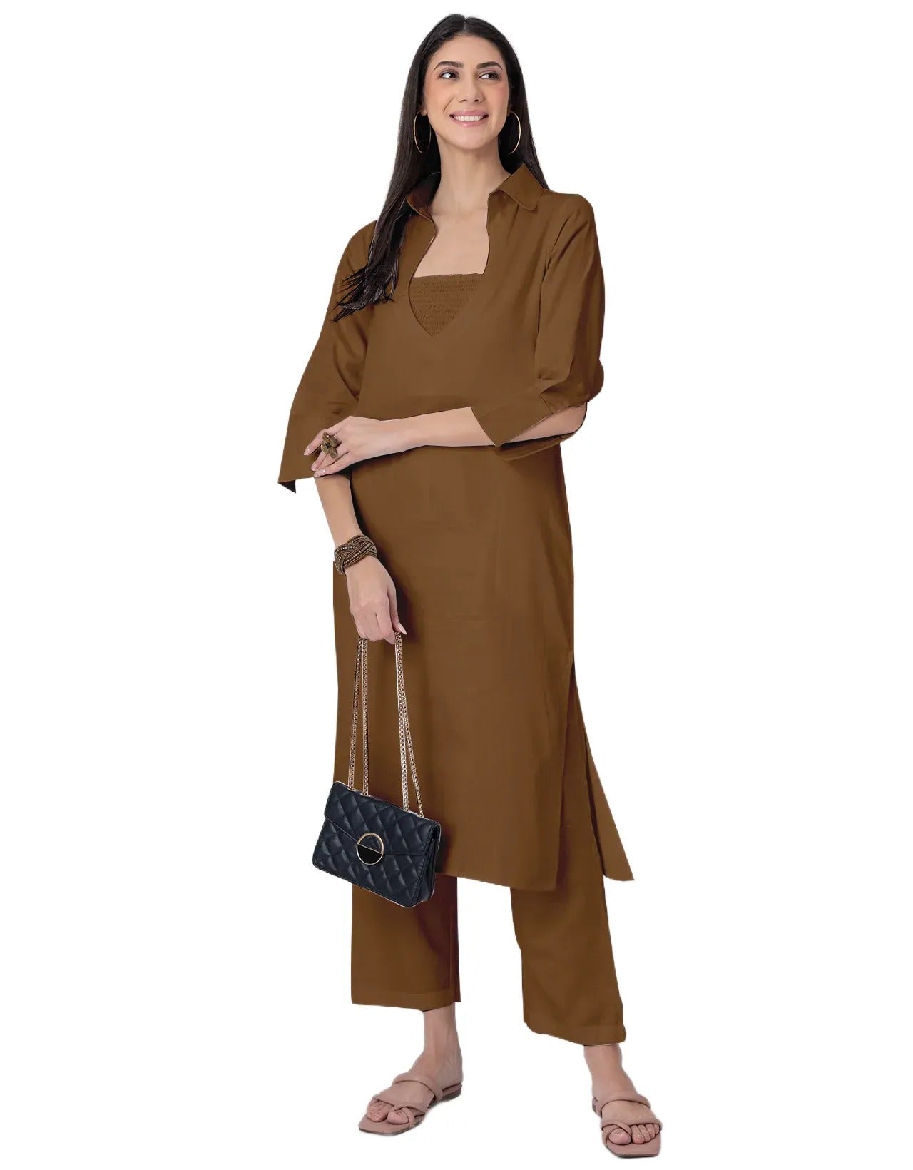 Designer Stylish 3-Pc Indo-Western Women's Kurta & Pants Set