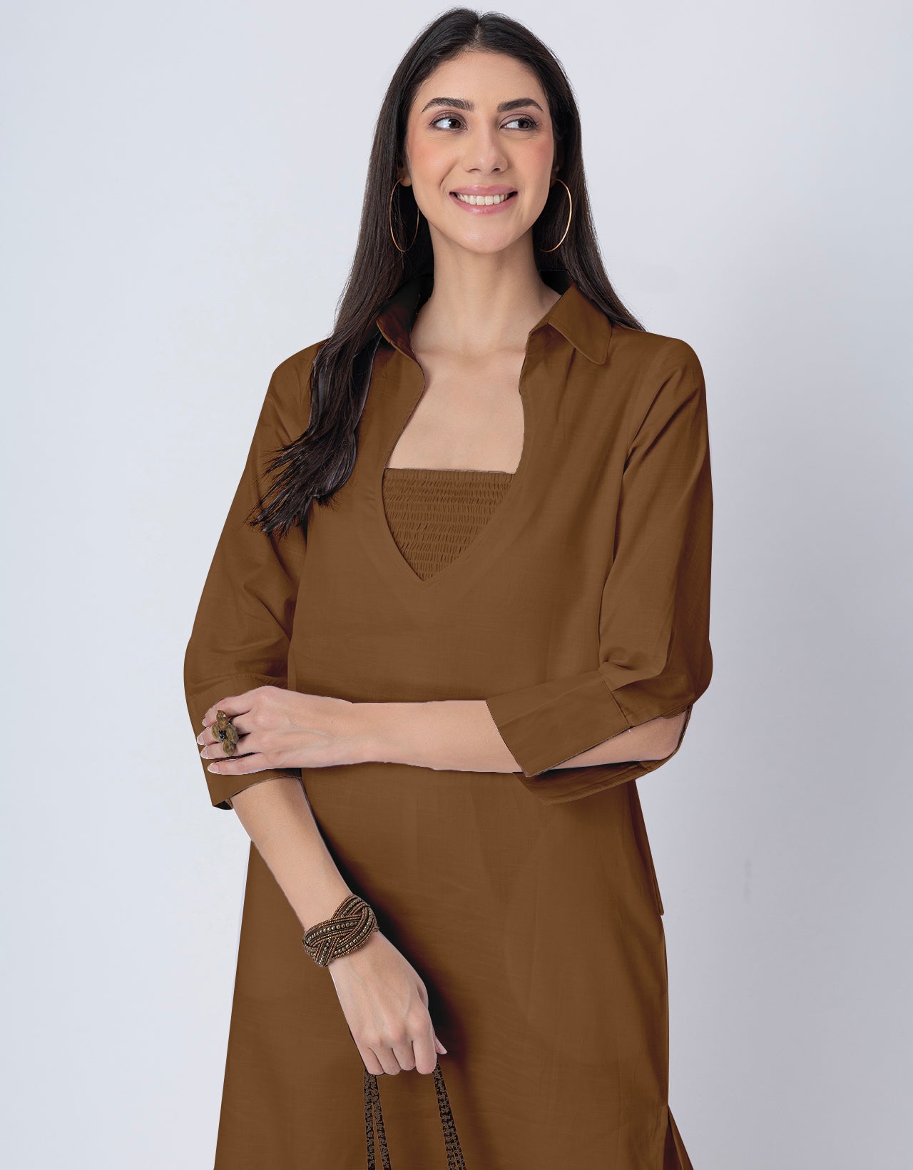 Designer Stylish 3-Pc Indo-Western Women's Kurta & Pants Set