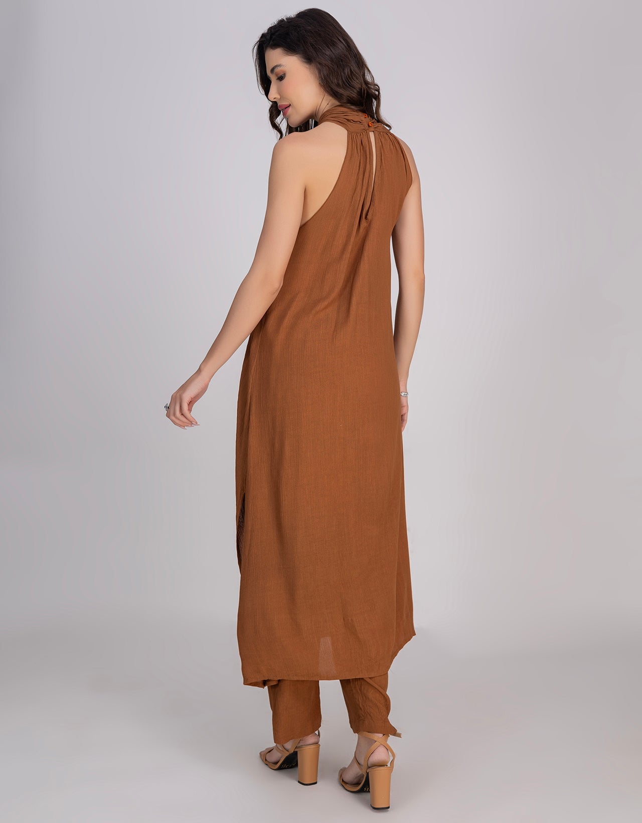 Moomaya Women's Kurta With Palazzo Pants Indian Wear Outfit With Pockets