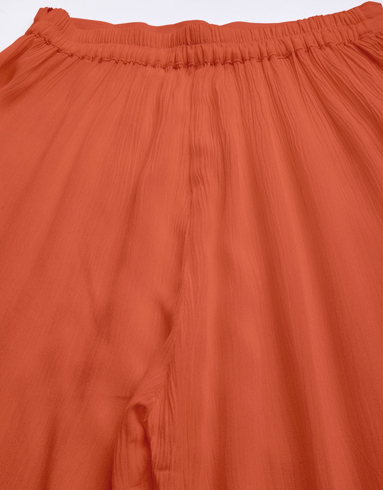 Solid Palazzo Pants, High Waist