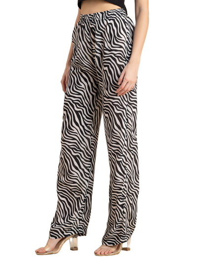 Wide Leg Printed Palazzo Pants