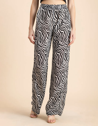 Wide Leg Printed Palazzo Pants