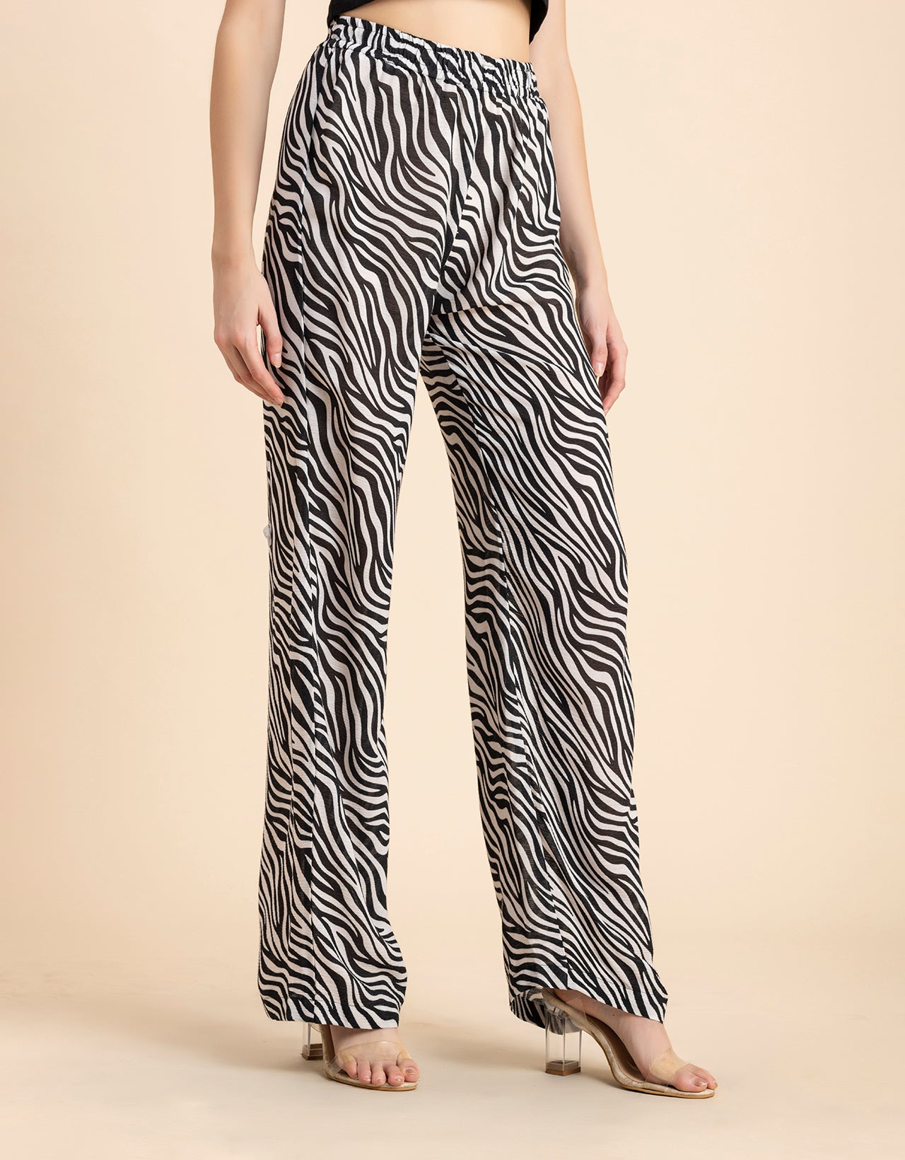 Wide Leg Printed Palazzo Pants