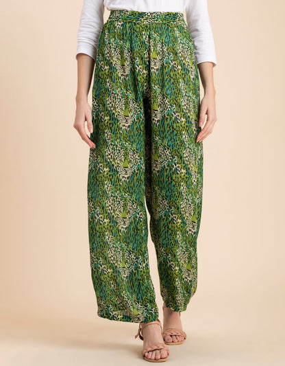 Wide Leg Printed Palazzo Pants