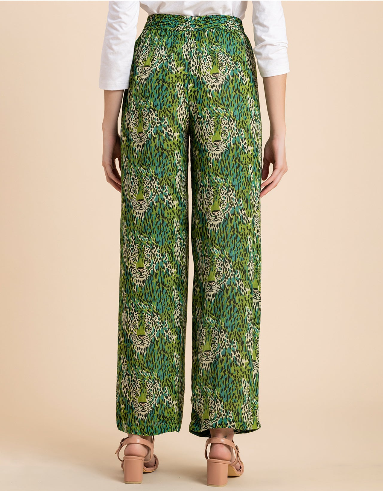 Wide Leg Printed Palazzo Pants