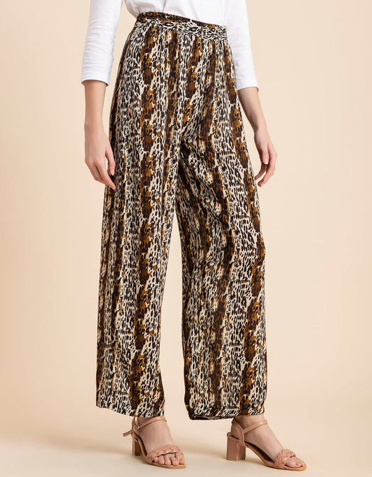 Wide Leg Printed Palazzo Pants