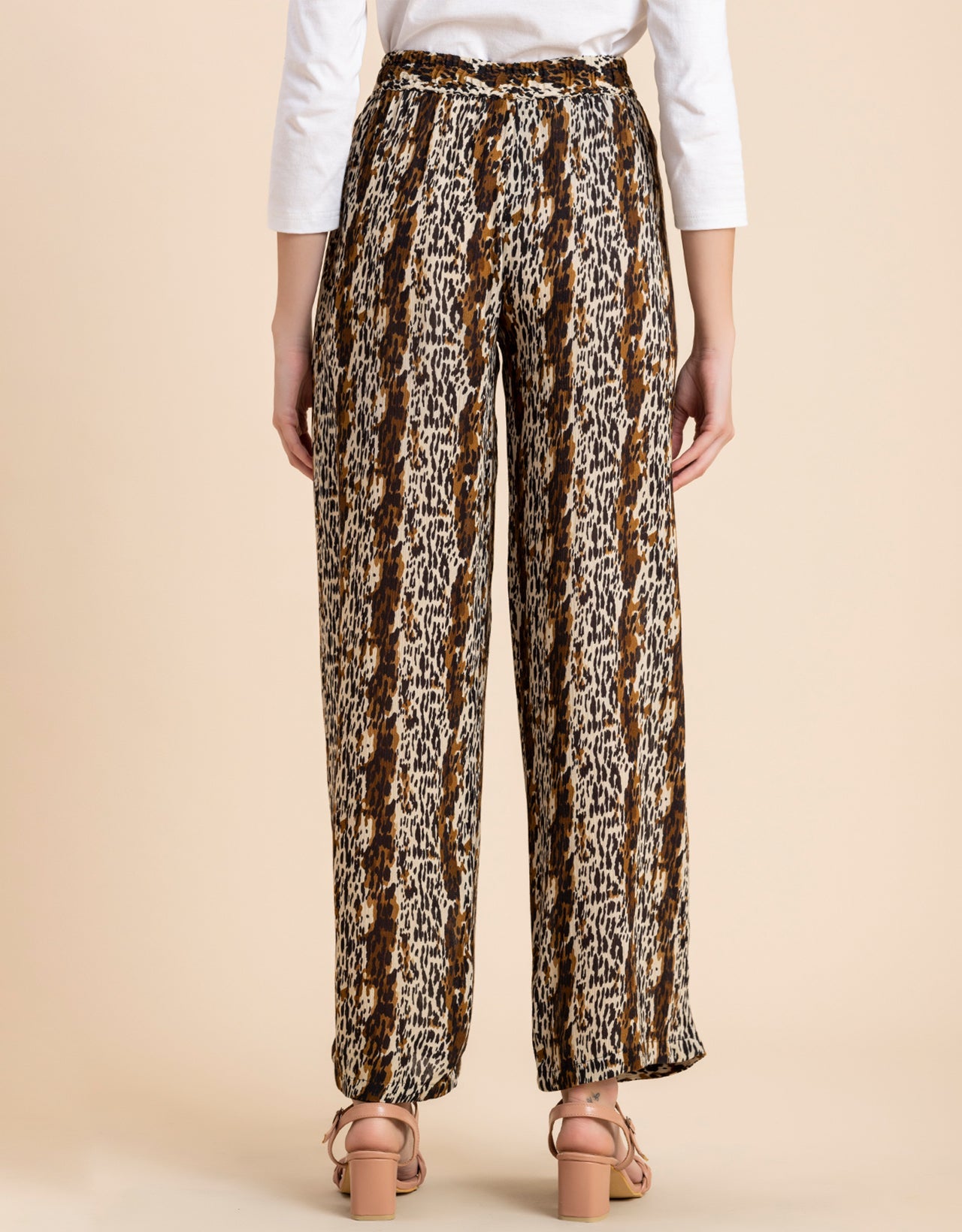 Wide Leg Printed Palazzo Pants