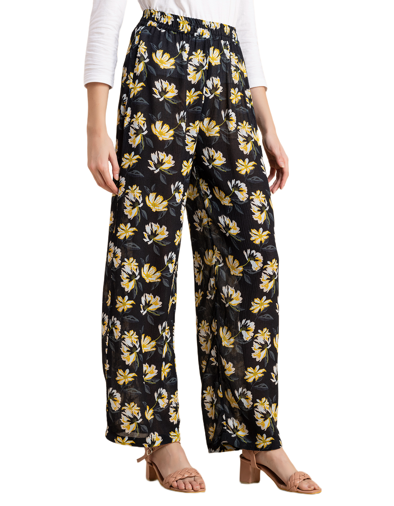 Wide Leg Printed Palazzo Pants