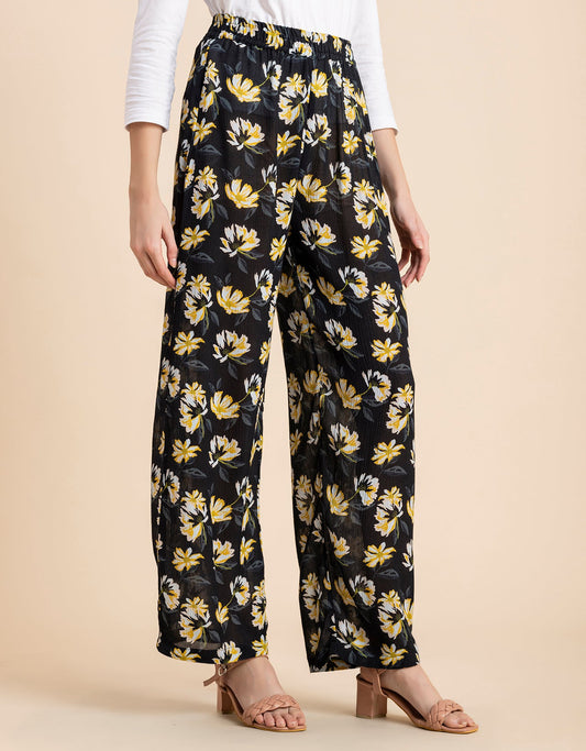 Wide Leg Printed Palazzo Pants