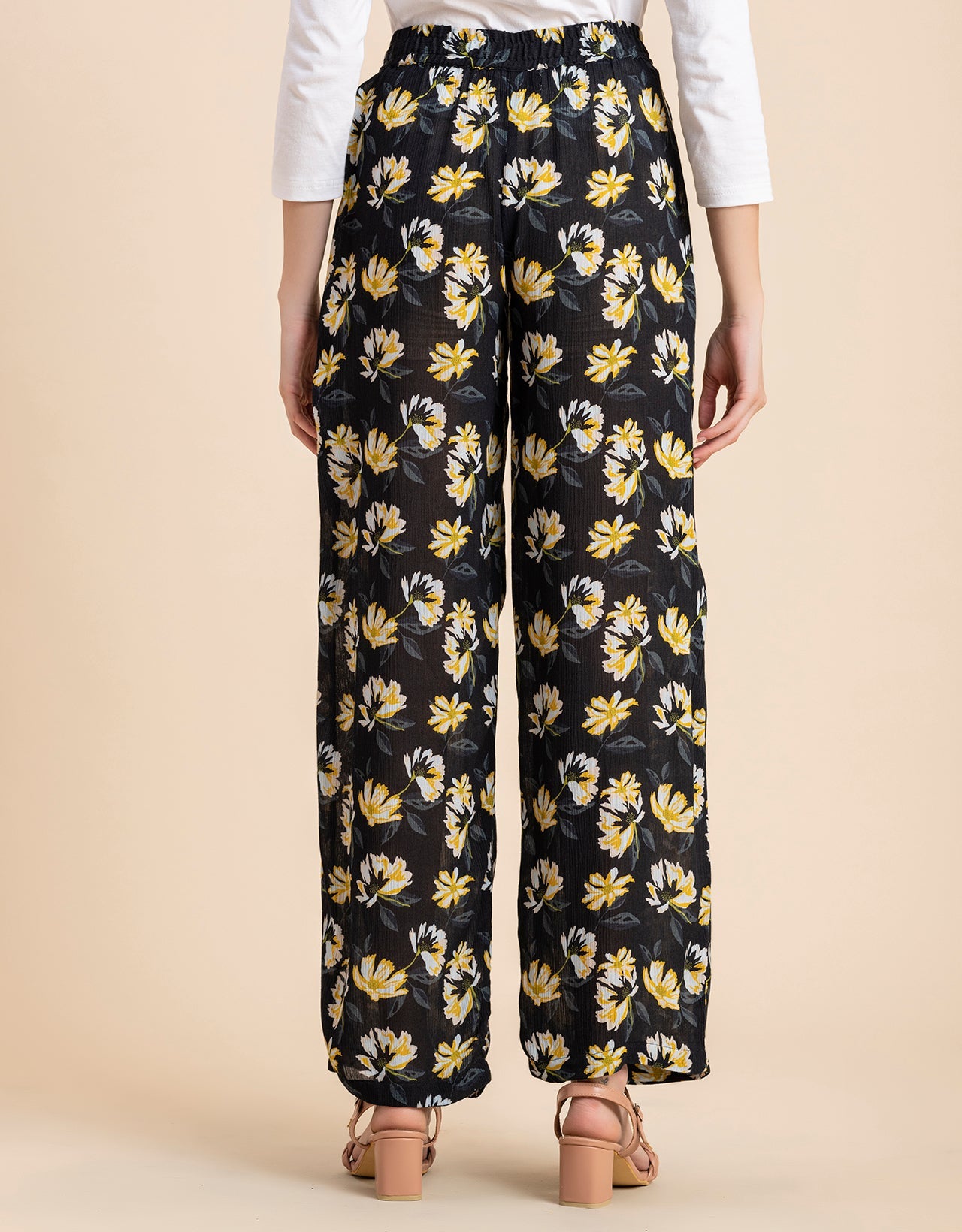 Wide Leg Printed Palazzo Pants
