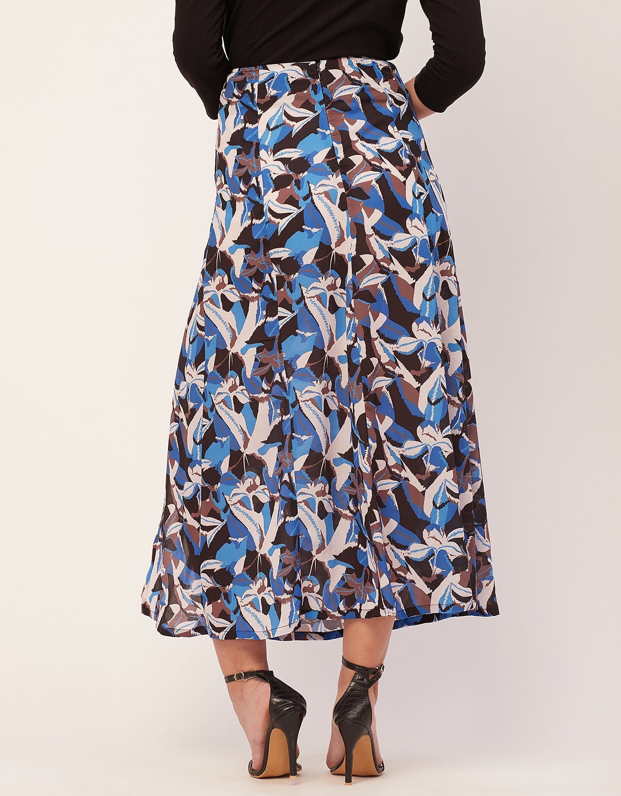 A-Line Skirt, Slit, Midi