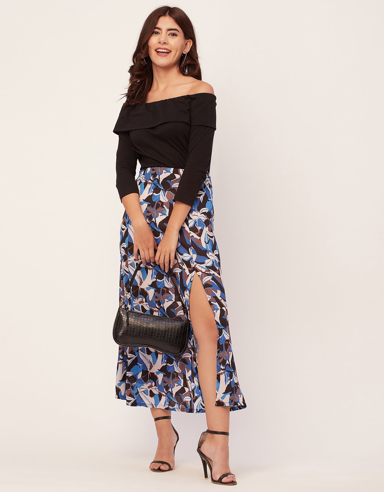 A-Line Skirt, Slit, Midi