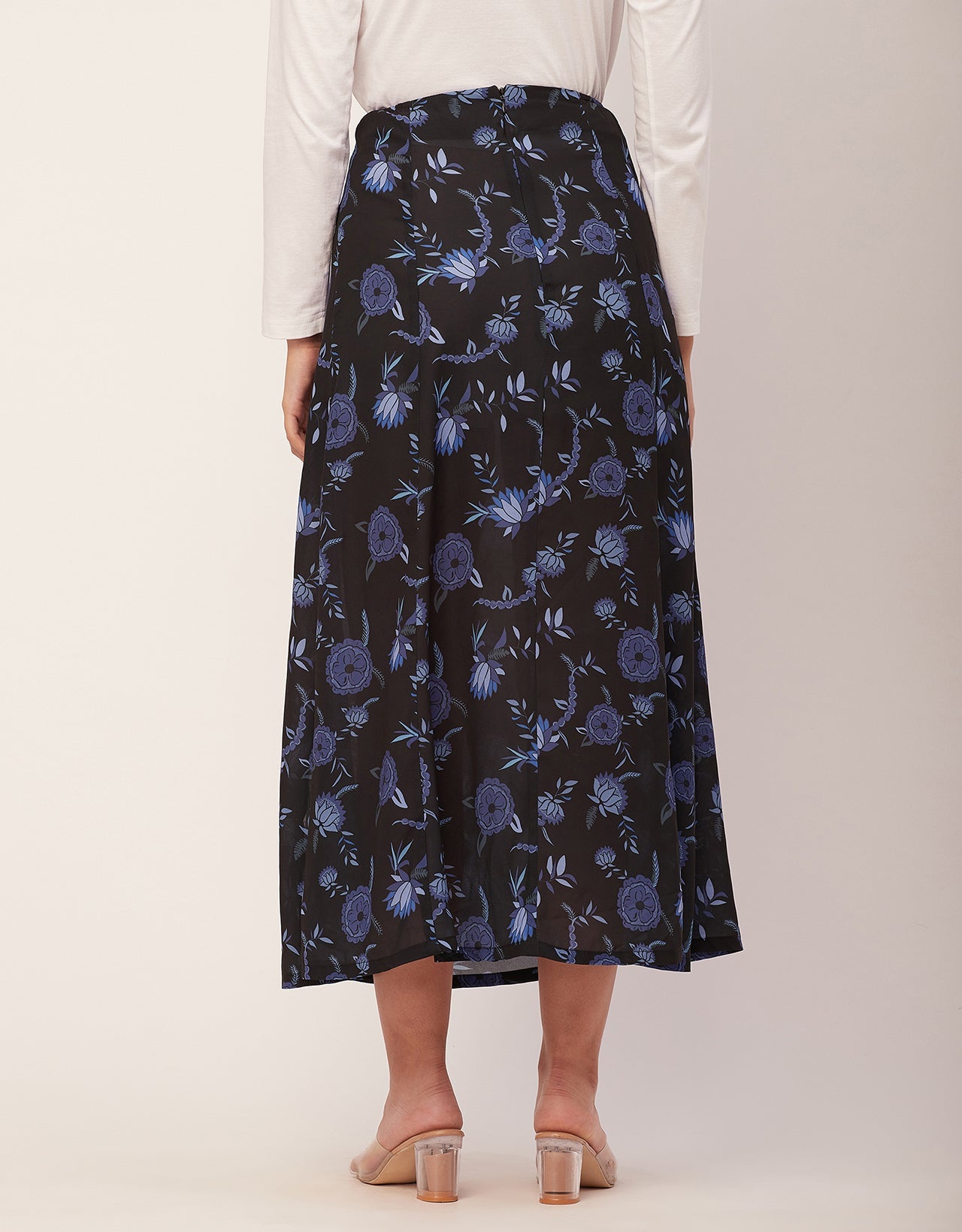 A-Line Skirt, Slit, Midi