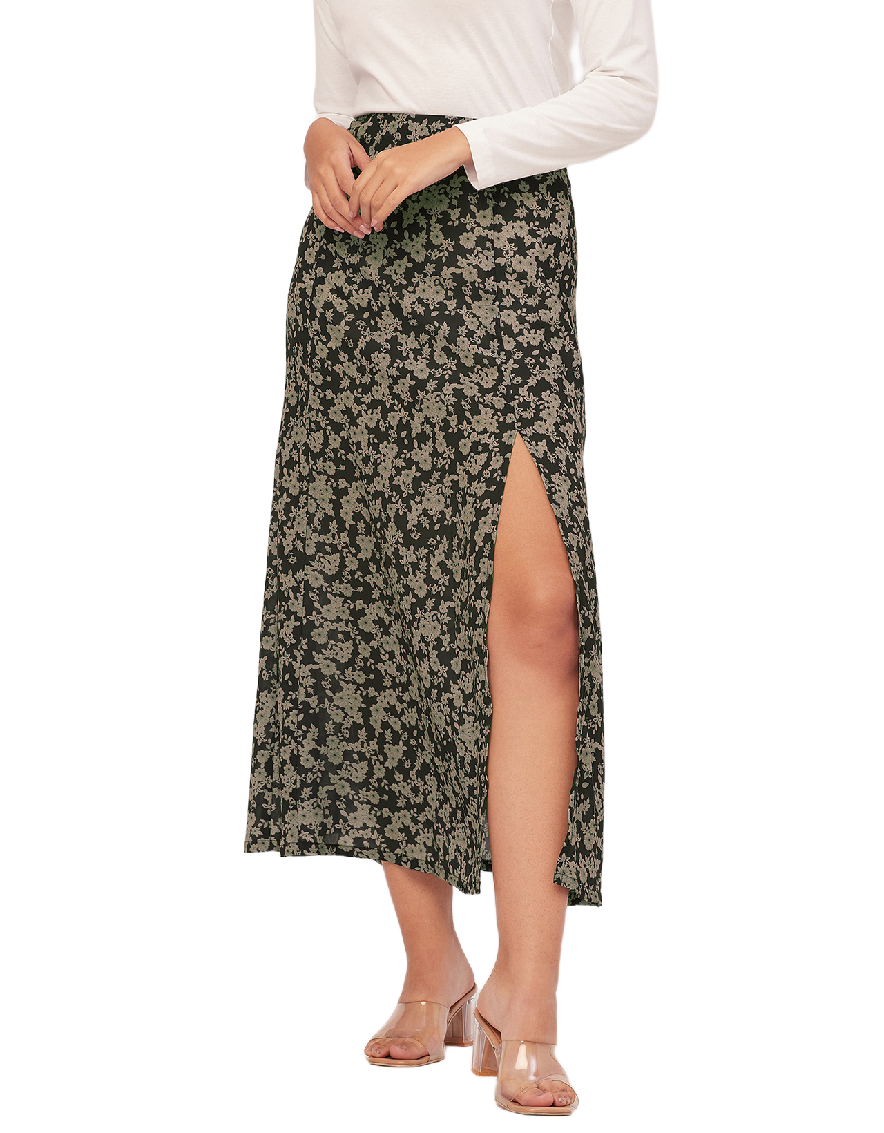 Slit Skirts By Moomaya