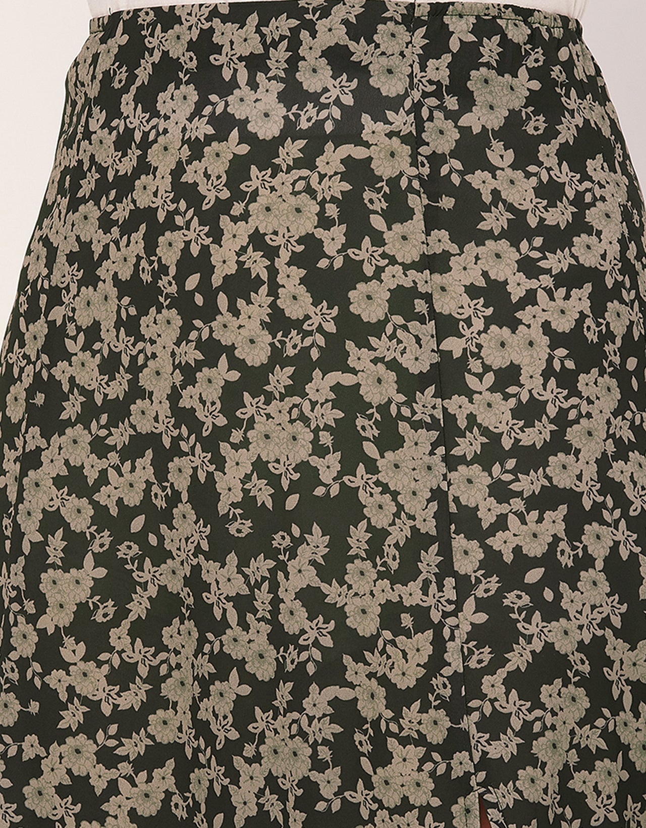 A-Line Skirt, Slit, Midi