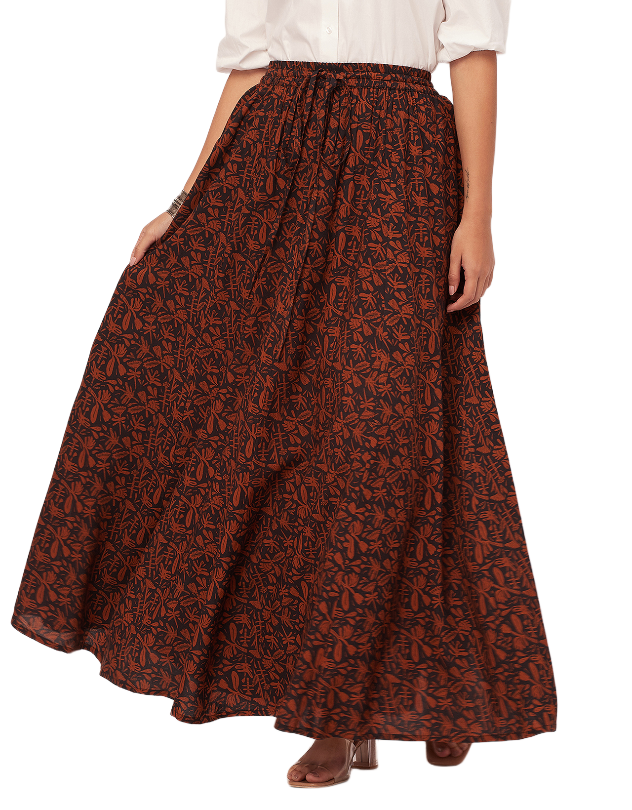 Maxi Skirt, Elastic Waist