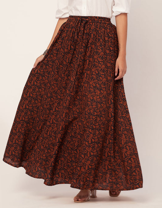 Maxi Skirt, Elastic Waist
