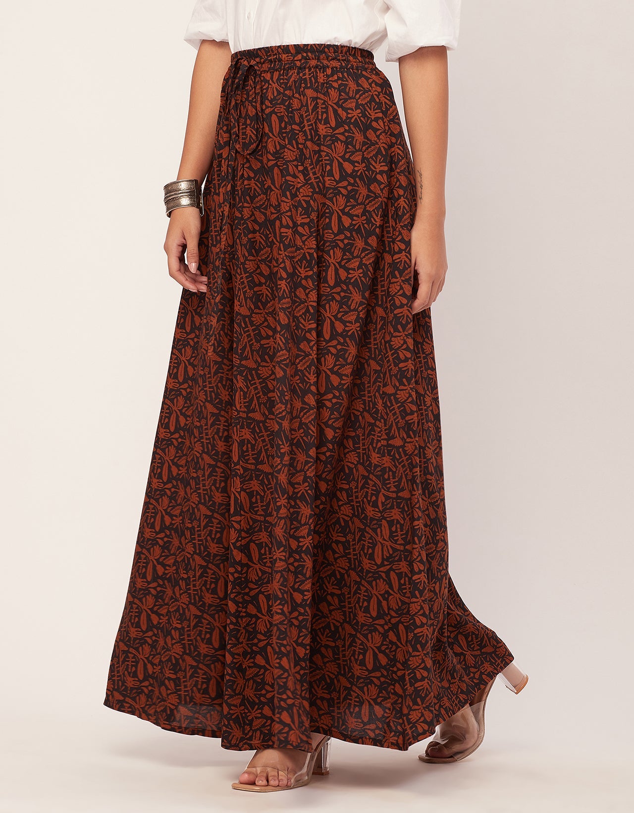 Maxi Skirt, Elastic Waist