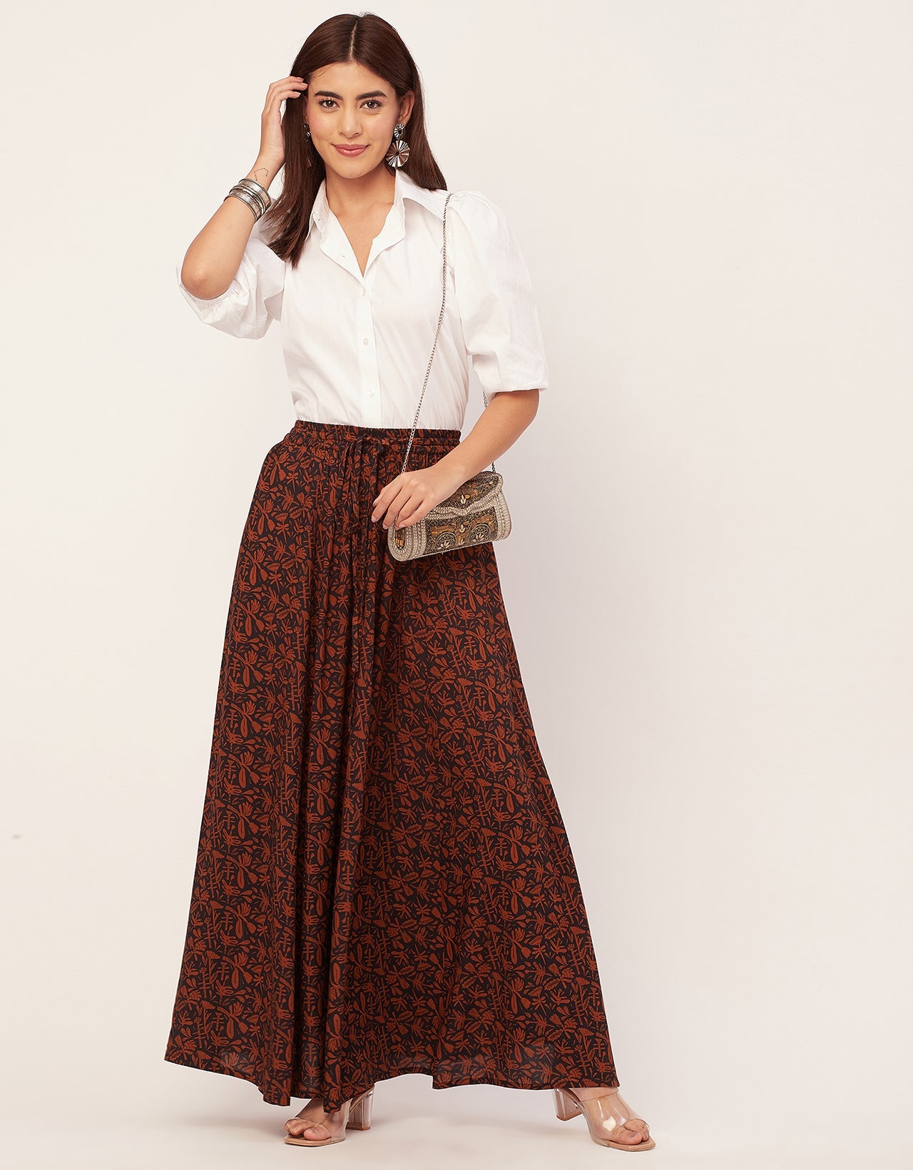 Maxi Skirt, Elastic Waist