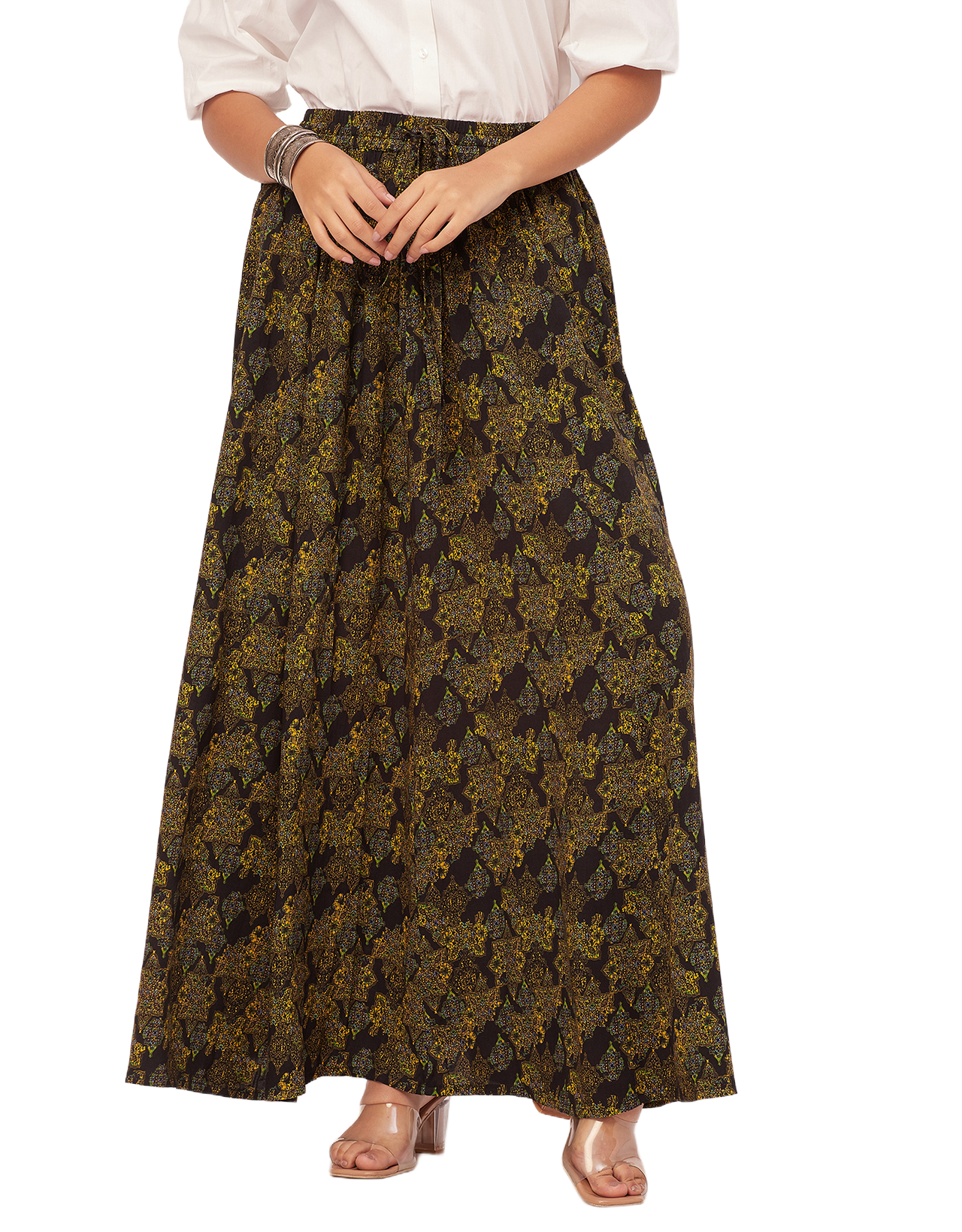Maxi Skirt, Elastic Waist