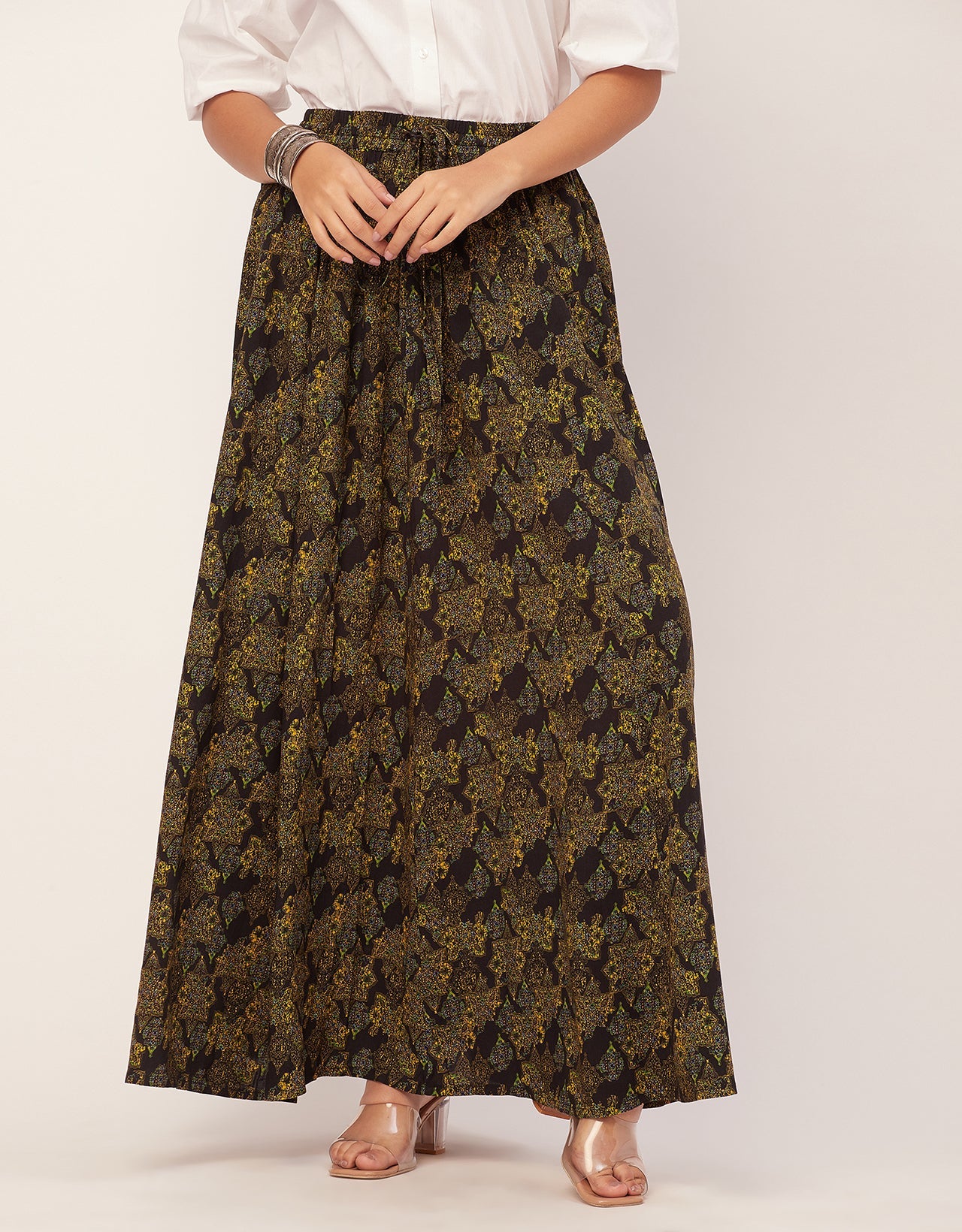 Maxi Skirt, Elastic Waist