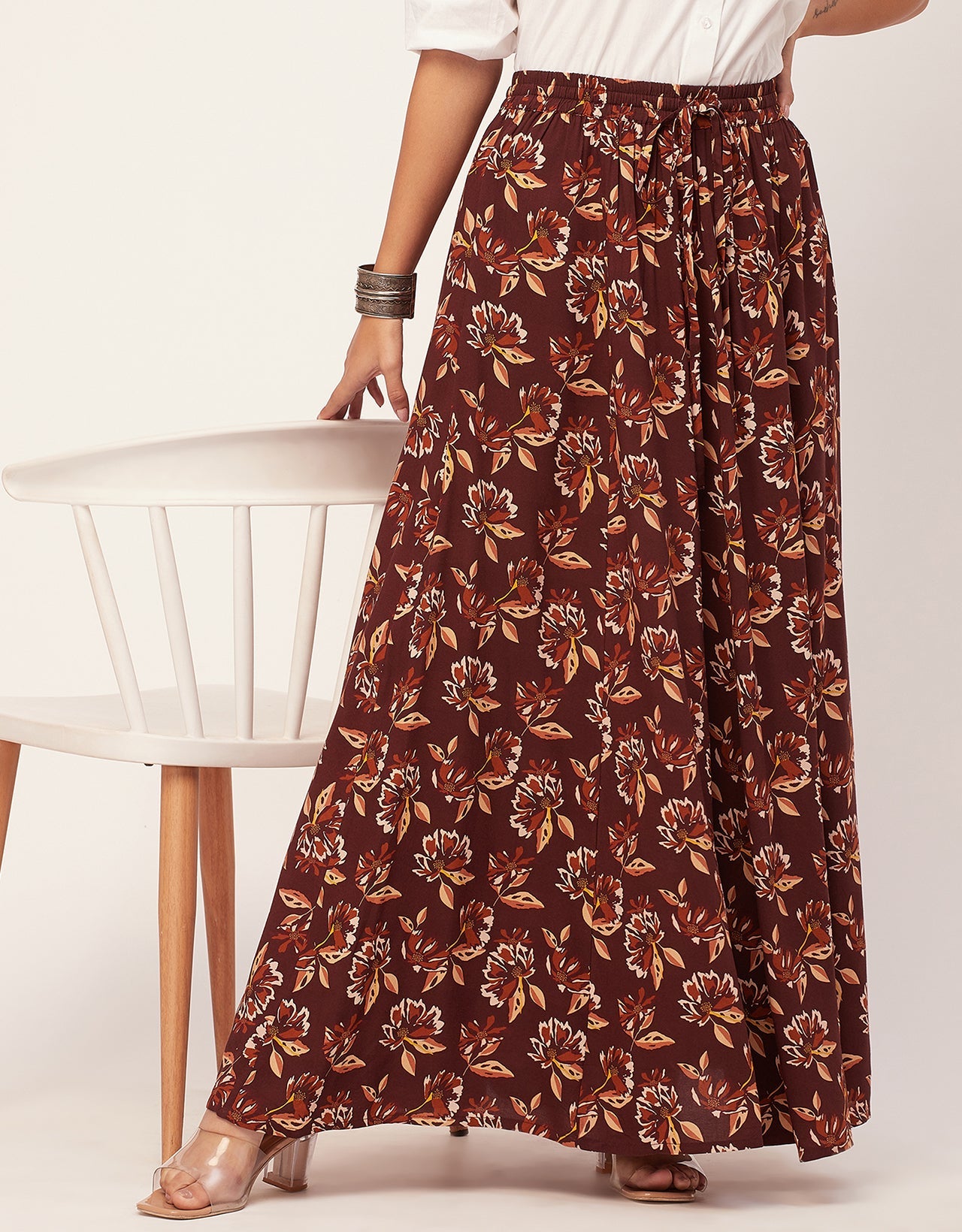 Maxi Skirt, Elastic Waist