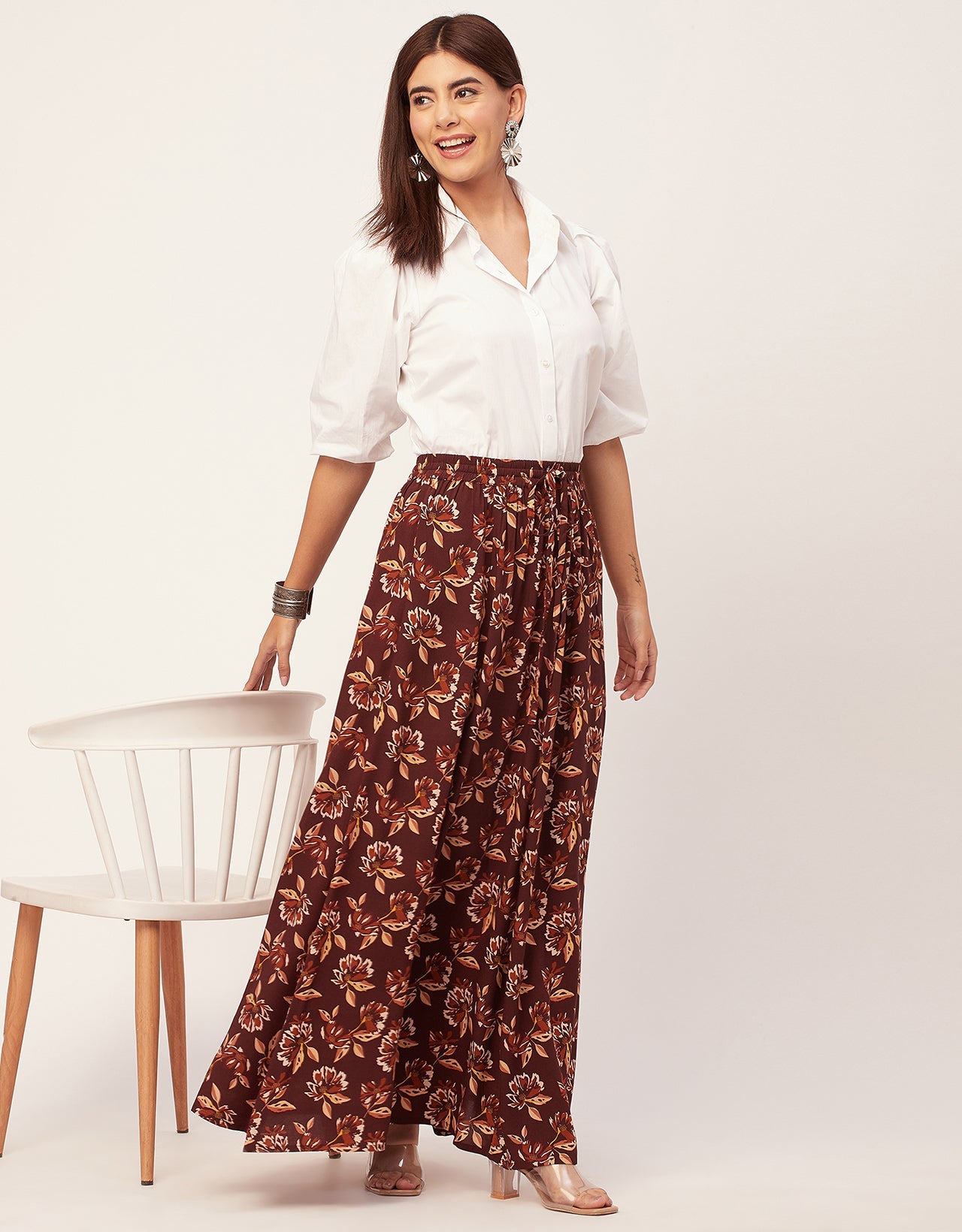 Maxi Skirt, Elastic Waist