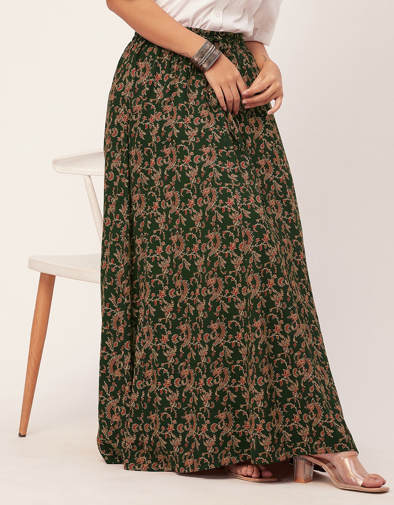 Maxi Skirt, Elastic Waist