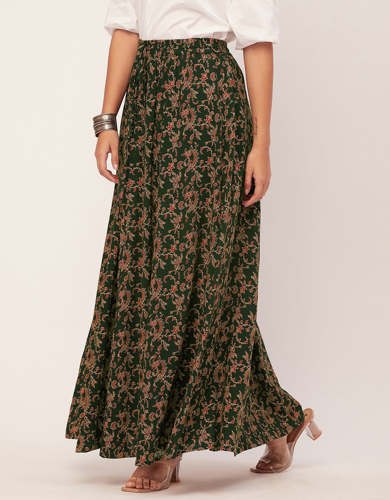 Maxi Skirt, Elastic Waist