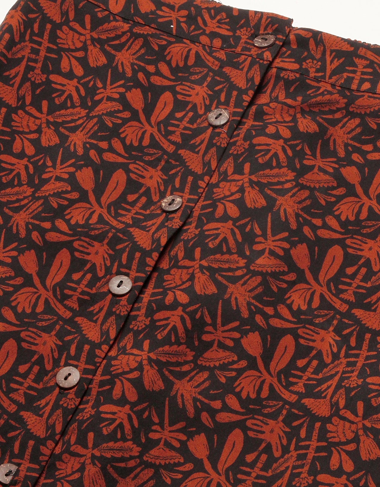 A-Line Skirt, Buttoned Midi