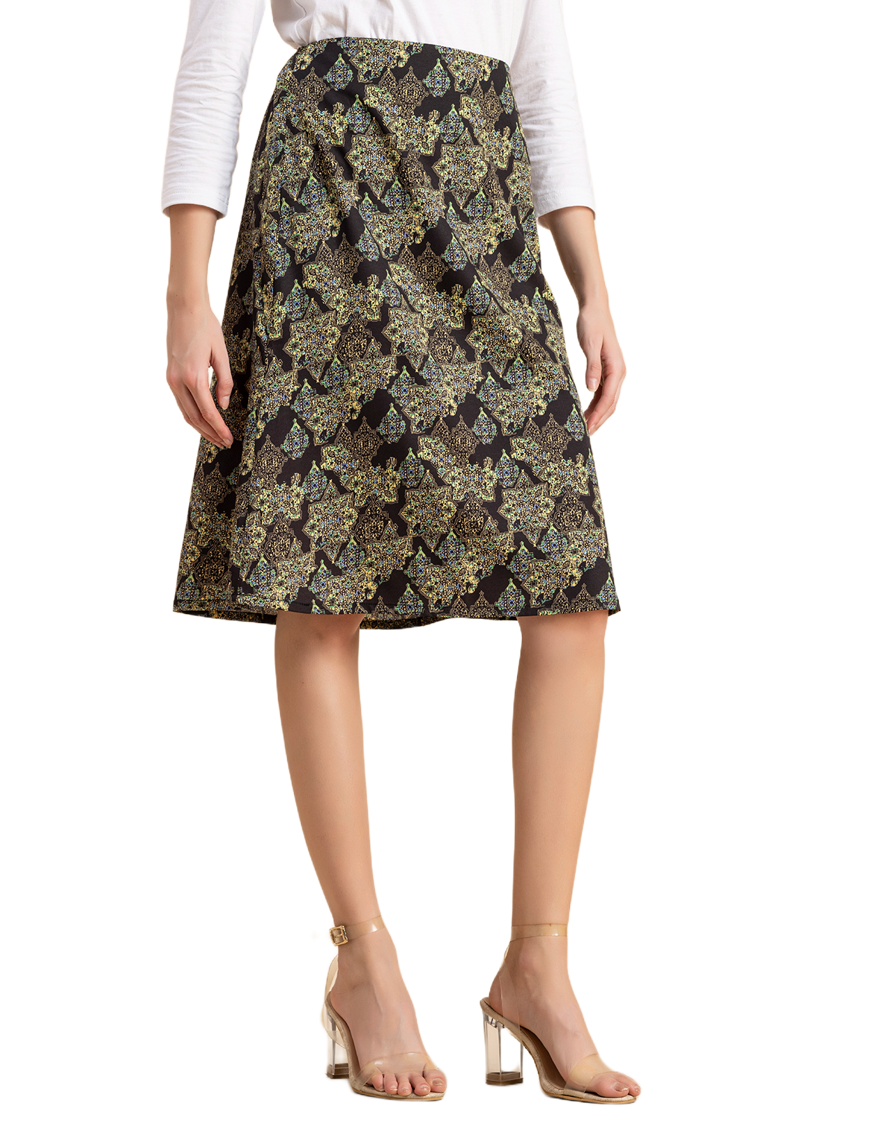 A-Line Skirt, Elastic Waist