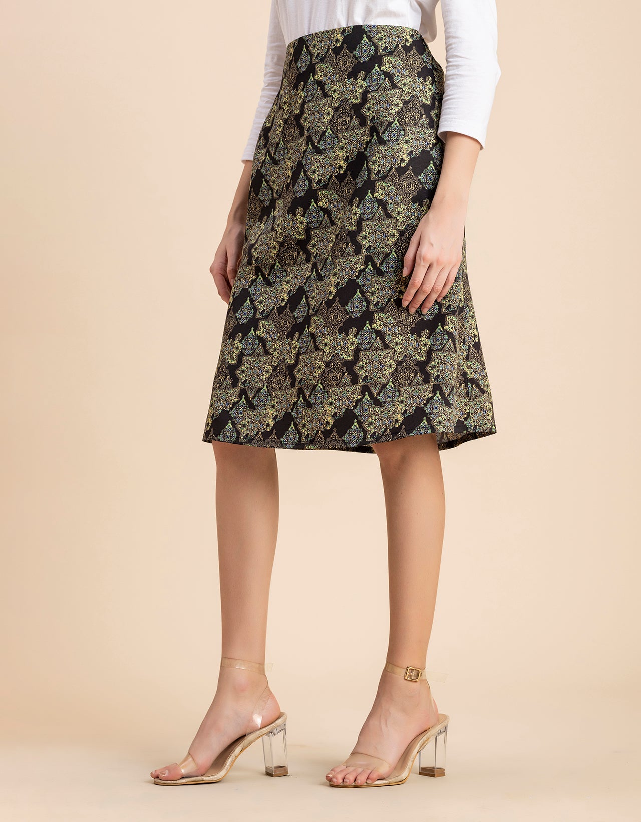 A-Line Skirt, Elastic Waist