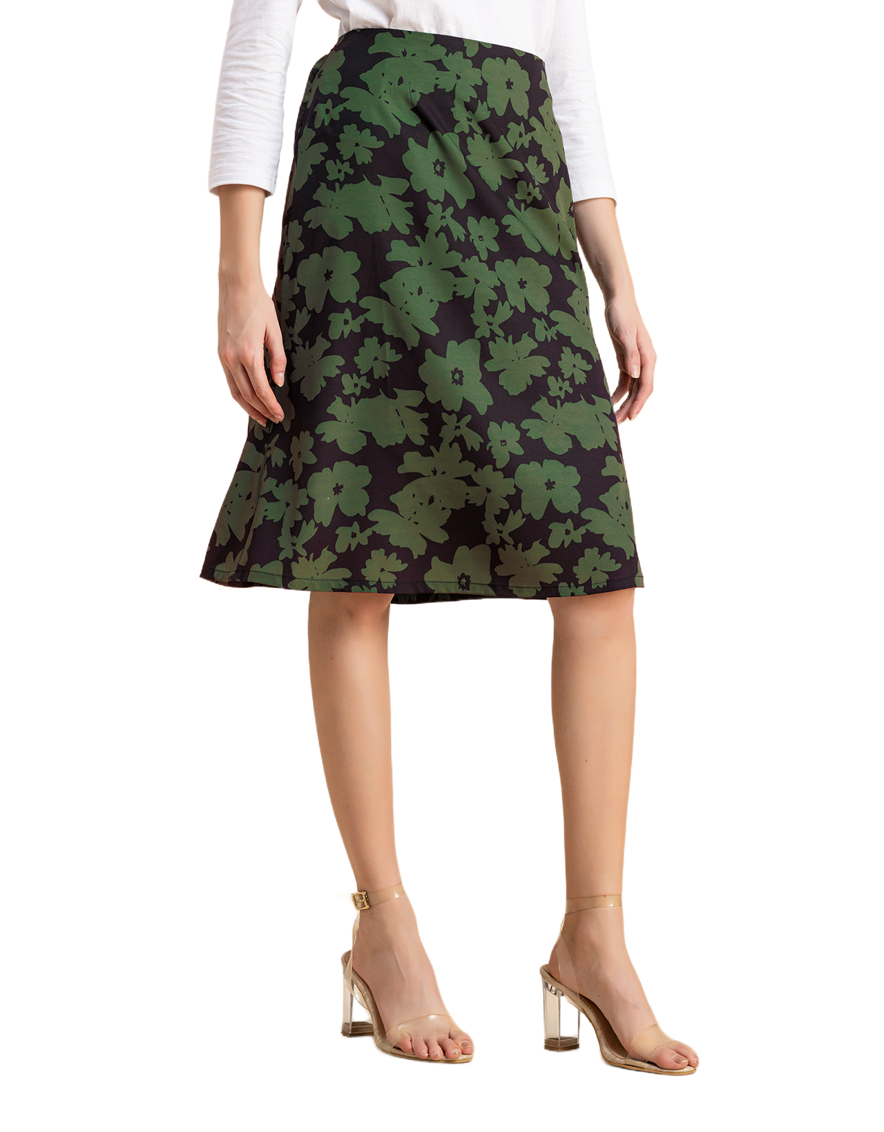 A-Line Skirt, Elastic Waist