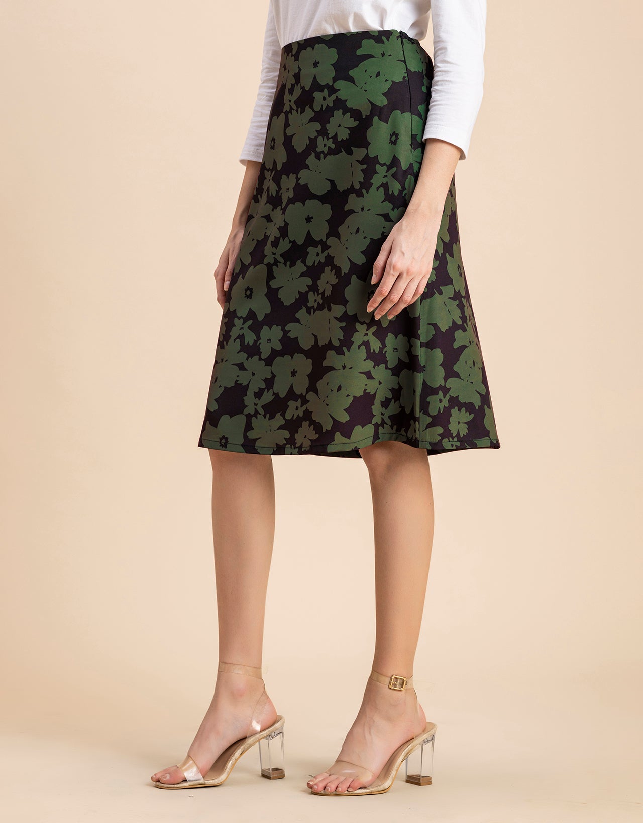 A-Line Skirt, Elastic Waist