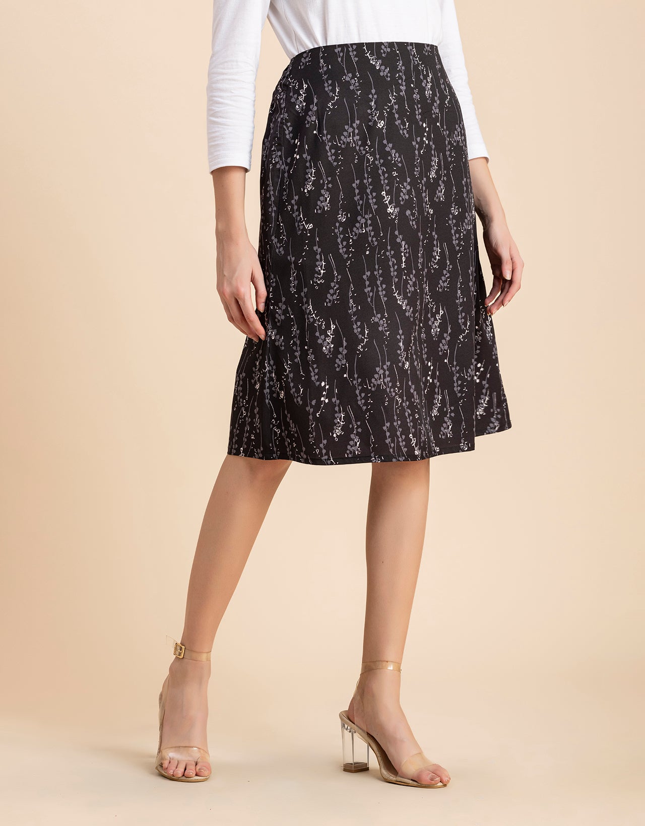 A-Line Skirt, Elastic Waist
