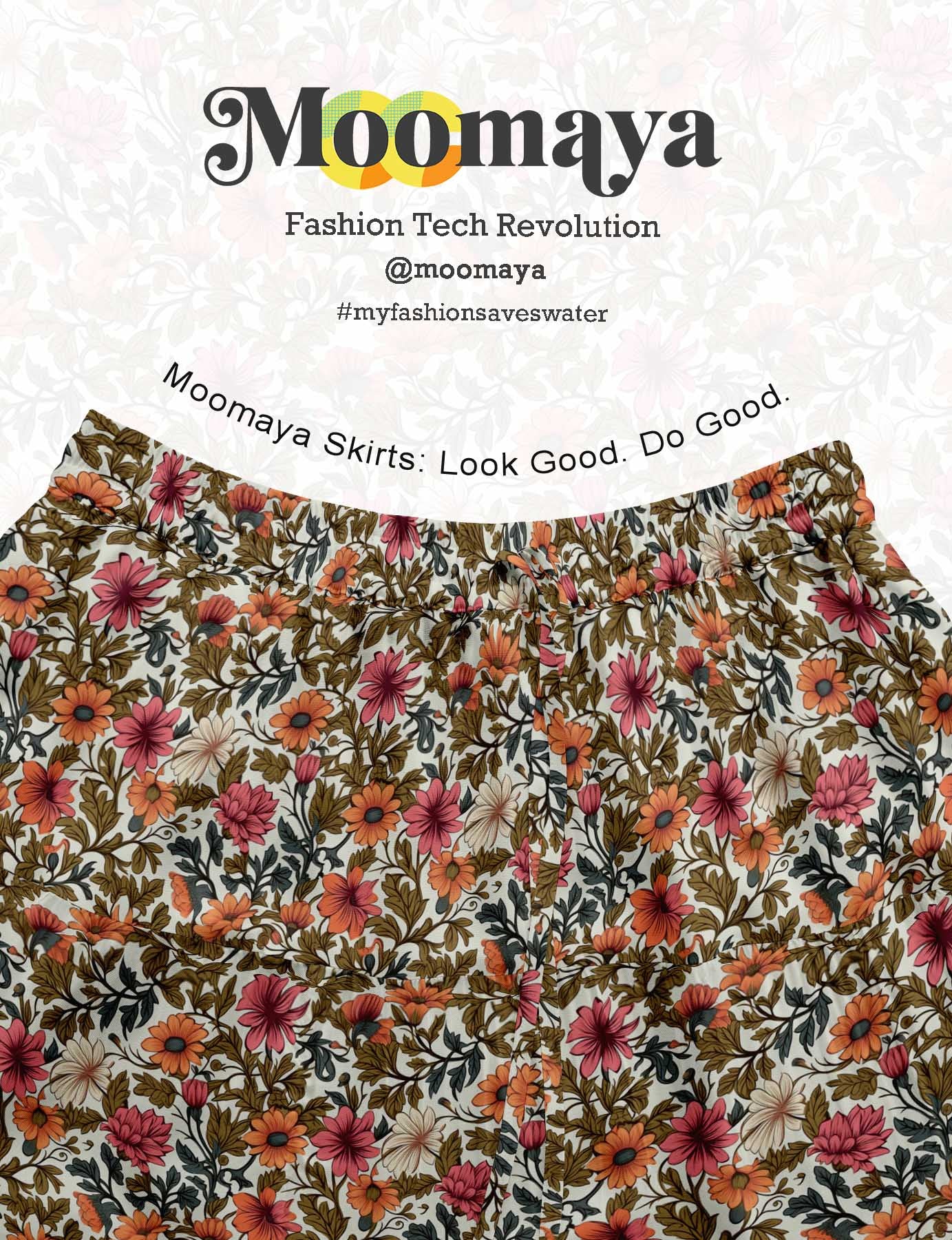 Women's Cotton Resort Skirt with Pockets | Tiered Maxi Summer Skirt