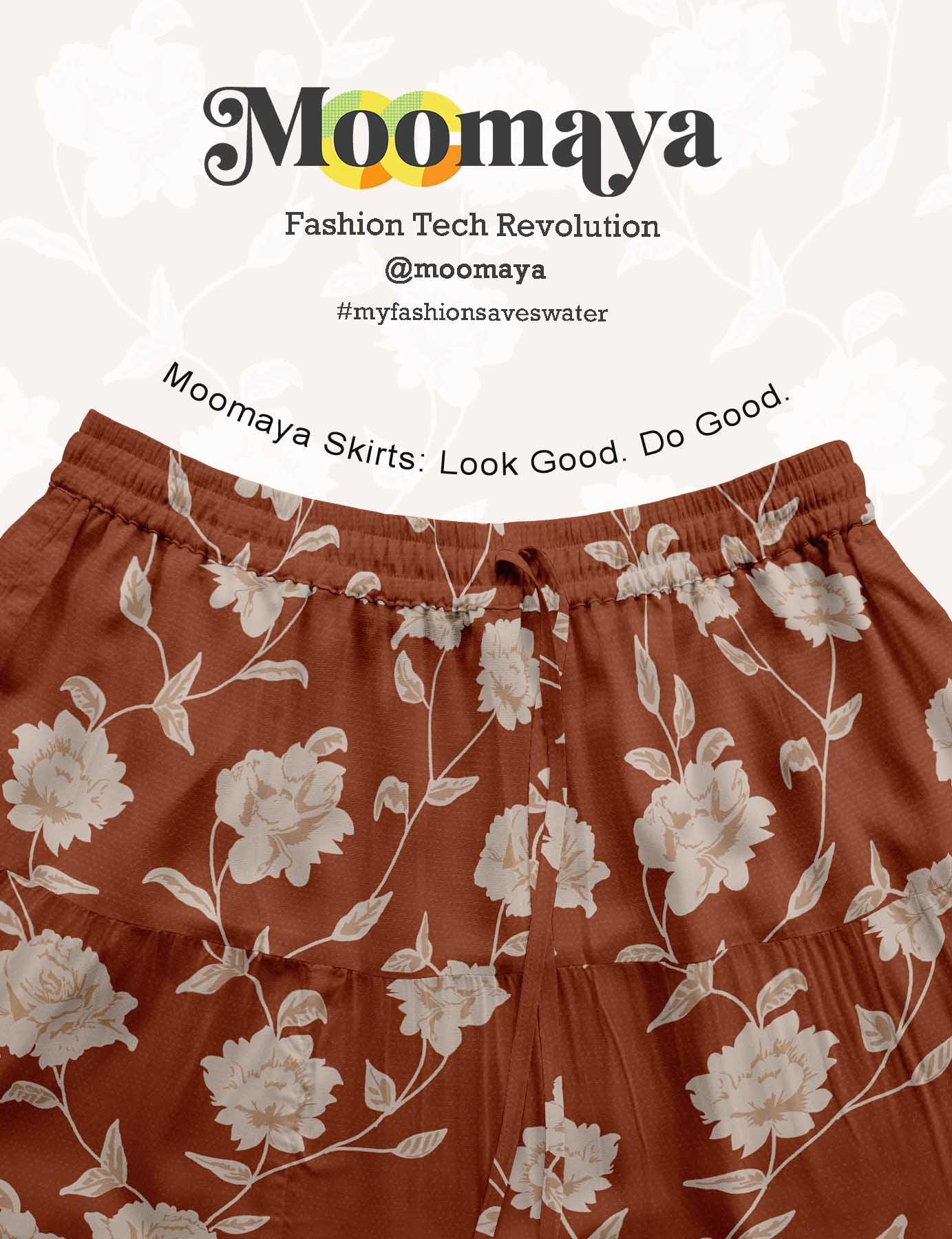 Women's Cotton Resort Skirt with Pockets | Tiered Maxi Summer Skirt