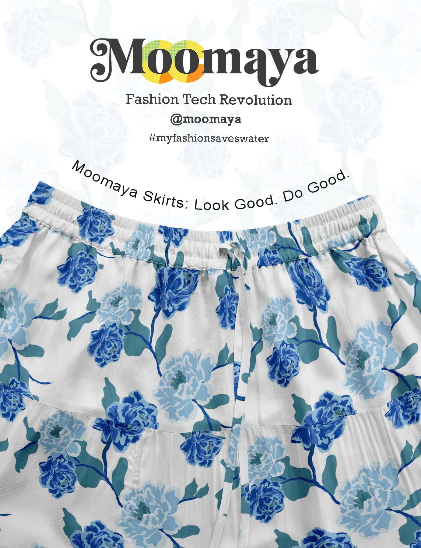 Women's Cotton Resort Skirt with Pockets | Tiered Maxi Summer Skirt
