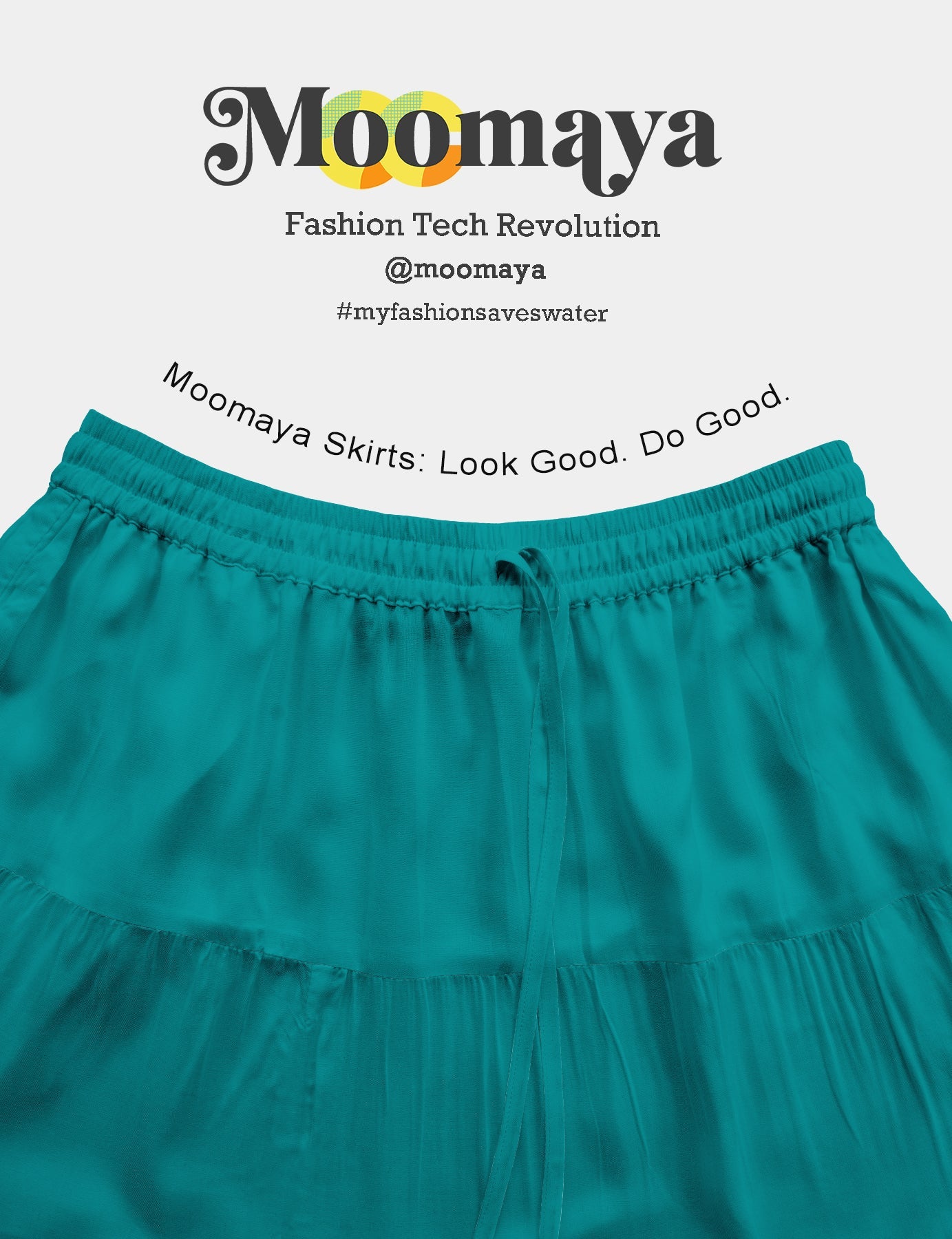 Women's Solid Cotton Maxi Skirt with Pockets Elastic Waist Resort Wear
