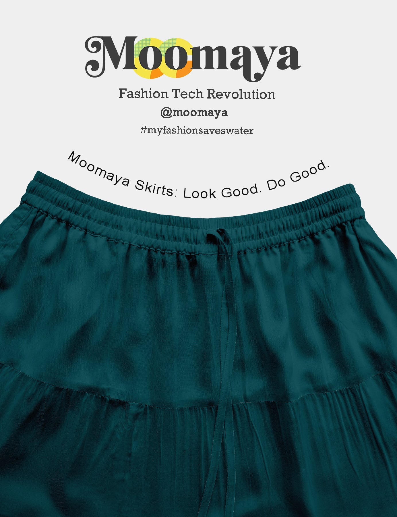 Women's Solid Cotton Maxi Skirt with Pockets Elastic Waist Resort Wear